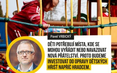 Radnice bude více investovat do dětských hřišť